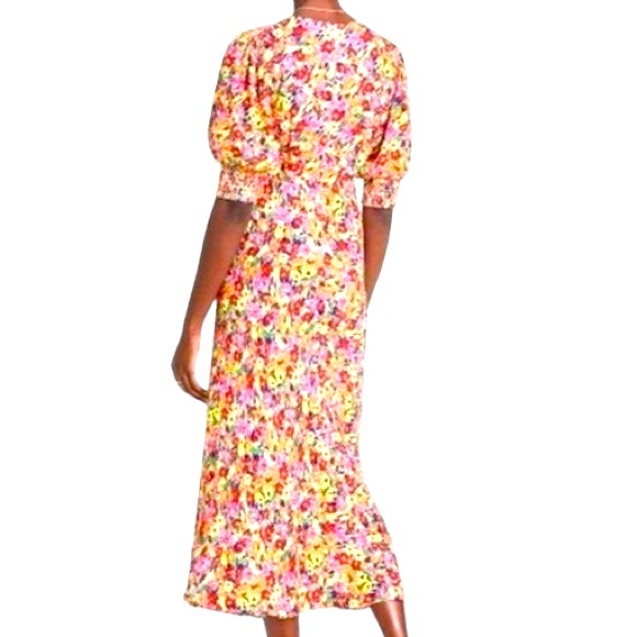 RIXO For Target Multicolor Floral Puff Sleeve Dress Limited Edition size… - Picture 7 of 14